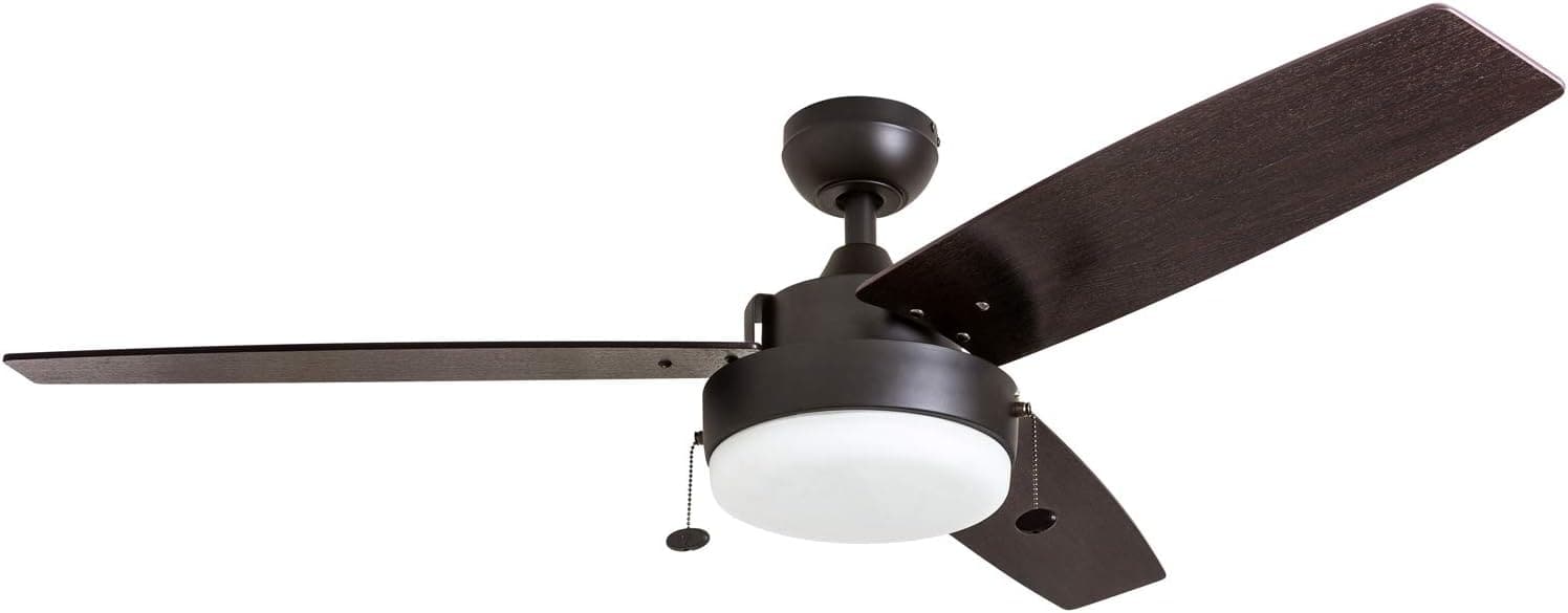 52 in. Indoor Contemporary Ceiling Fan with Light Pull Chain, Modern Fan with Light, Reversible Fan for Summer Winter-7-ErisView