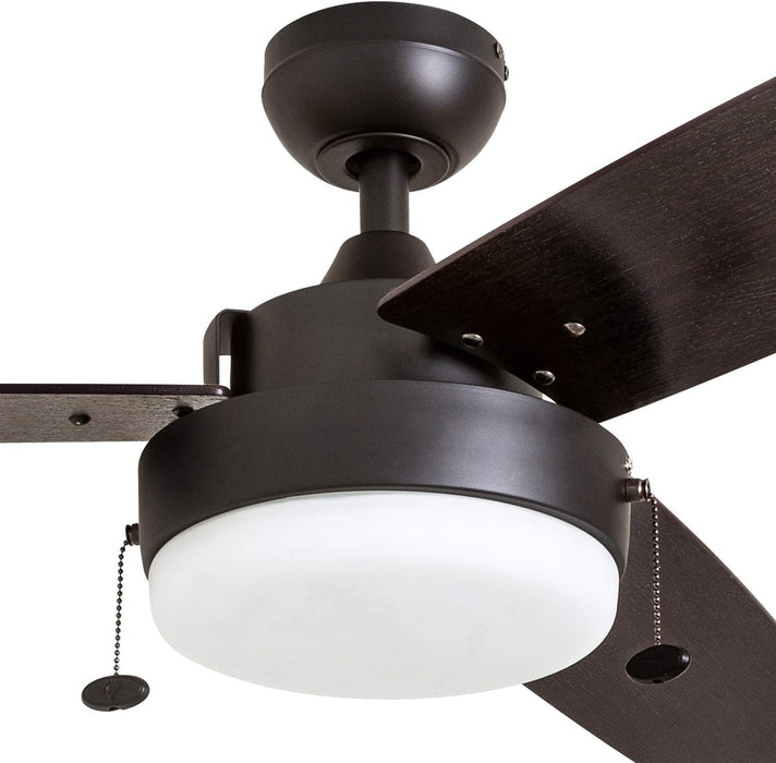 52 in. Indoor Contemporary Ceiling Fan with Light Pull Chain, Modern Fan with Light, Reversible Fan for Summer Winter-8-ErisView