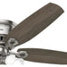52 in. Indoor LED Ceiling Fan with Pull Chains, Brushed Nickel Ceiling Fan, Traditional Ceiling Fan with Bright Light, Fast Ceiling Fan Summer Winter -13-ErisView