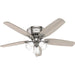 52 in. Indoor LED Ceiling Fan with Pull Chains, Brushed Nickel Ceiling Fan, Traditional Ceiling Fan with Bright Light, Fast Ceiling Fan Summer Winter -1-ErisView