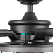 52 in. Indoor LED Industrial Looking Ceiling Fan with Light and Remote Control, Matte Black Reversible Ceiling Fan-13-ErisView