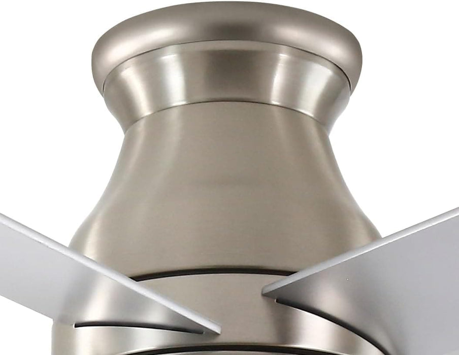 52 in. Indoor Low Profile Brushed Nickel Ceiling Fan for Bedroom Living Room Dining Room, Good Ceiling Fans, 5 Blade Ceiling Fan-7-ErisView