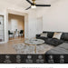 52 in. Indoor Outdoor Black Modern Ceiling Fan and Remote, Reversible Quiet Ceiling Fan for Bedroom, Outdoor Patio Ceiling Fans-10-ErisView