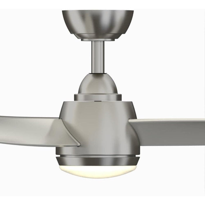52 in. Indoor Outdoor Ceiling Fans with LED Light Kit, Brushed Nickel Ceiling Fan, Gray Ceiling Fan-2-ErisView