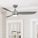 52 in. Indoor Outdoor Ceiling Fans with LED Light Kit, Brushed Nickel Ceiling Fan, Gray Ceiling Fan-5-ErisView
