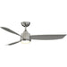 52 in. Indoor Outdoor Ceiling Fans with LED Light Kit, Brushed Nickel Ceiling Fan, Gray Ceiling Fan-1-ErisView