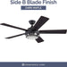 52 in. Indoor Outdoor LED Ceiling Fan with Light, Remote Control, Reversible Fan for Summer Winter, Black Outdoor Fan-8-ErisView