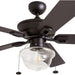 52 in. Indoor Outdoor Modern Farmhouse Ceiling Fan with Light, Bronze LED Ceiling Fan with Light Pull Chain, Reversible Ceiling Fan Summer Winter-6-ErisView