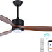 52 in. Indoor Outdoor Reversible Silent Ceiling Fan, Wood Ceiling Fan with Lights and Remote, 3 Blade Propeller Smart Ceiling Fan for Bedroom Living Room-28-ErisView
