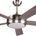 52 in. Indoor Outdoor Reversible Silent Ceiling Fan, Wood Ceiling Fan with Lights and Remote, 3 Blade Propeller Smart Ceiling Fan for Bedroom Living Room-35-ErisView