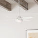 52 in. Indoor White LED Ceiling Fan with Remote Control, Modern Ceiling Fan with Bright Light, Reversible Ceiling Fan Winter Summer-3-ErisView