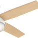 52 in. Indoor White LED Ceiling Fan with Remote Control, Modern Ceiling Fan with Bright Light, Reversible Ceiling Fan Winter Summer-7-ErisView