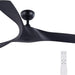 52 in. Industrial Ceiling Fan NO Light, Mid Century Ceiling Fan with Remote, 3 Walnut Blade Indoor Ceiling Fan for Kitchen Bedroom Living Room-18-ErisView