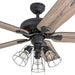 52 in. Industrial LED Ceiling Fan with Light Pull Chain, Bronze Reversible Fan in Winter Summer-2-ErisView