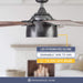 52 in. Industrial Looking Ceiling Fan, LED Ceiling Fan with Light and Remote, Reversible Ceiling Fan Winter Summer-3-ErisView