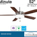 52 in. LED Energy Efficient Ceiling Fans with Pull Chain, Dark Walnut Reversible Brushed Nickel Ceiling Fan-4-ErisView