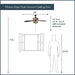 52 in. LED Unique Ceiling Fans, Charming Antique Ceiling Fans Light Fixture-2-ErisView