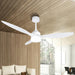 52 in. Low Profile Ceiling Fan with Light and Remote, Dimmable Noiseless Flush Mount Ceiling Fan for Bedroom, Reversible Ceiling Fan Winter Summer-1-ErisView