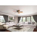 52 in. Low Profile Indoor Antique Traditional Ceiling Fans without Lights, Ceiling Fan with Reversible Blades Pull Chains Whisper Wind Motor-3-ErisView