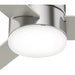 52 in. Low Profile Indoor Ceiling Fan with LED Light and Remote Control, Brushed Nickel Ceiling Fan-9-ErisView