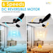 52 in. Low Profile Remote Control Ceiling Fan and Light, Reversible Quiet Flush Mount Ceiling Fan for Indoor Outdoor Use-3-ErisView