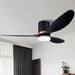 52 in. Low Profile Remote Control Ceiling Fan and Light, Reversible Quiet Flush Mount Ceiling Fan for Indoor Outdoor Use-1-ErisView
