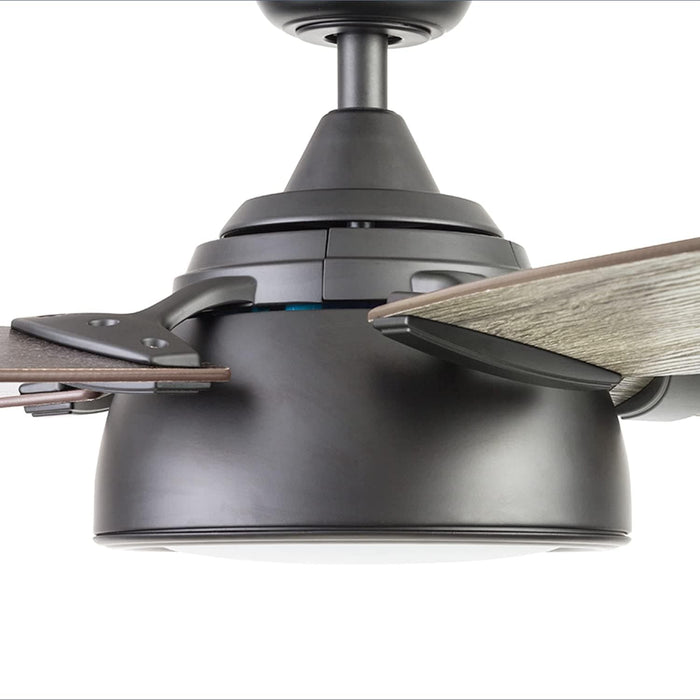 52 in. Matte Black Industrial Ceiling Fans, Smart Fans with Light and Remote Control, Compatible with Alexa and Google Assistant-11-ErisView