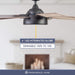 52 in. Matte Black Industrial Ceiling Fans, Smart Fans with Light and Remote Control, Compatible with Alexa and Google Assistant-4-ErisView