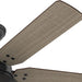 52 in. Matte Black Outdoor Fan, Indoor Ceiling Fans with LED Light Kit and Pull Chain, Hugger Ceiling Fans-21-ErisView