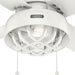 52 in. Matte Black Outdoor Fan, Indoor Outdoor Ceiling Fans with LED Light Kit and Pull Chain-7-ErisView