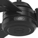 52 in. Matte Black Outdoor Fan, Indoor Outdoor Ceiling Fans with Pull Chain Control, Hugger Ceiling Fans-10-ErisView