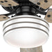 52 in. Matte Black Outdoor Fan, Low Profile Outdoor Ceiling Fans, Indoor Outdoor Ceiling Fans with LED Light and Remote, Hugger Ceiling Fans-7-ErisView