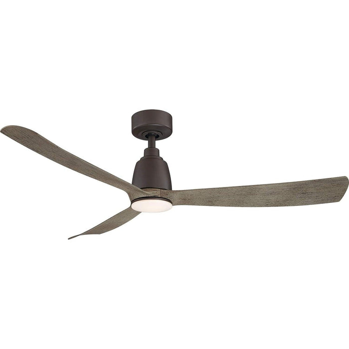52 in. Matte Greige Ceiling Fan, 3 Blade Ceiling Fan with Light-1-ErisView