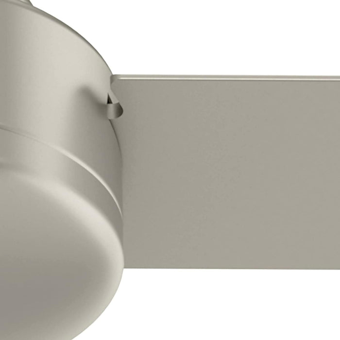 52 in. Matte Nickel Ceiling Fan, Ceiling Hugger Ceiling Fans-10-ErisView