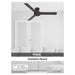 52 in. Matte Nickel Ceiling Fan, Ceiling Hugger Ceiling Fans-13-ErisView