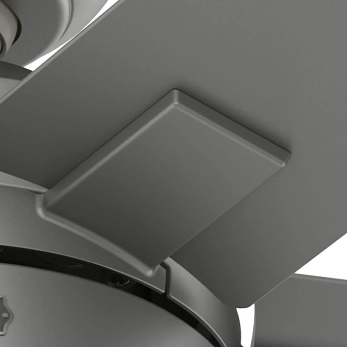 52 in. Matte Silver Ceiling Fan, Ceiling Hugger Ceiling Fans-10-ErisView
