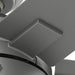 52 in. Matte Silver Ceiling Fan, Ceiling Hugger Ceiling Fans-10-ErisView