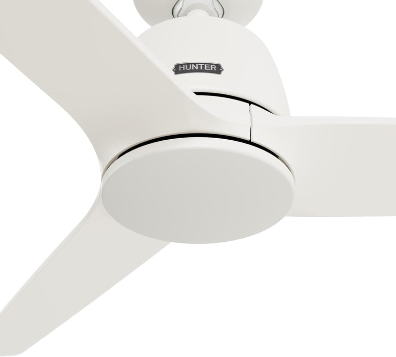 52 in. Matte White Ceiling Fan, Home Ceiling Fan-8-ErisView