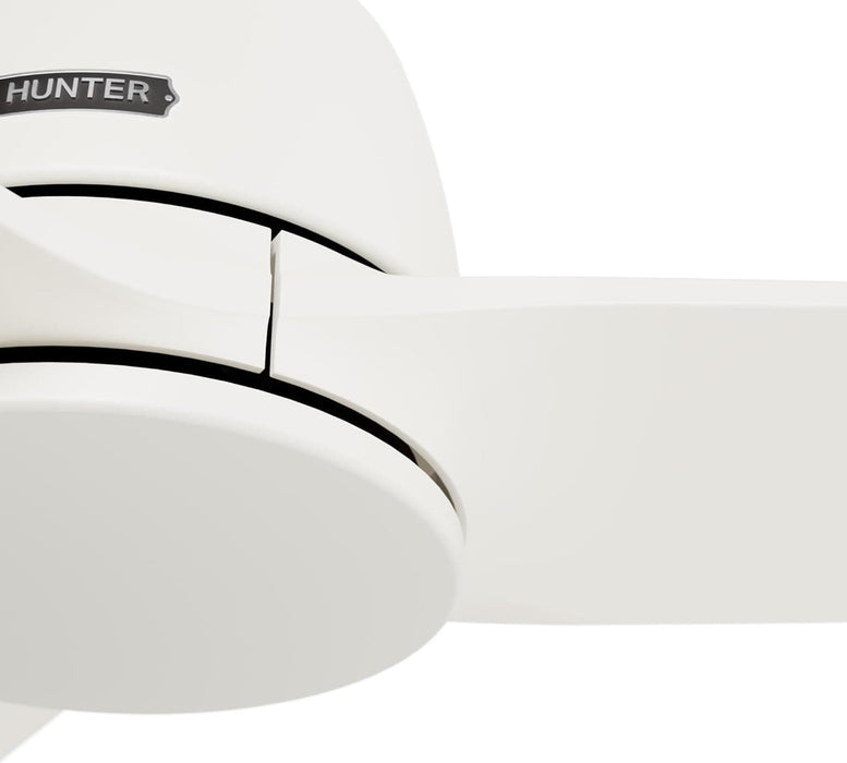 52 in. Matte White Ceiling Fan, Home Ceiling Fan-9-ErisView