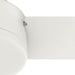 52 in. Matte White Ceiling Fan, Hugger Ceiling Fans, 3 Blade Fan-10-ErisView