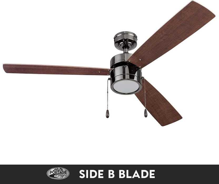 52 in. Metal Blade Ceiling Fan, Home Ceiling Fan, Cooling Ceiling Fan-7-ErisView