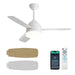 52 in. Modern Black Indoor Outdoor Ceiling Fan with Light and Remote for Patio Bedroom, Farmhouse Dimmable LED Quiet Reversible Fan in Winter Summer-8-ErisView
