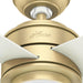 52 in. Modern Brass Ceiling Fan with LED Light Kit and Wall Control, Hugger Ceiling Fan with Light-10-ErisView