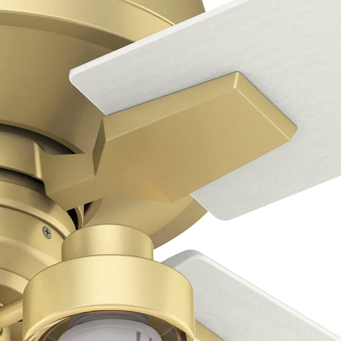 52 in. Modern Ceiling Fan, Brass Ceiling Fan, Hugger Ceiling Fans-7-ErisView