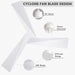 52 in. Modern Ceiling Fan NO Light, Reversible Ceiling Fan with Remote Control for Kitchen Bedroom Living Room Dining Room-5-ErisView