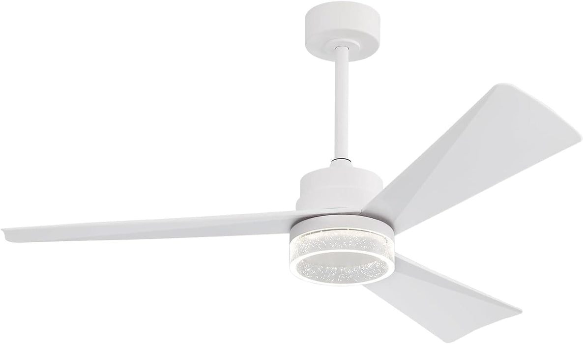 52 in. Modern Ceiling Fan NO Light, Reversible Ceiling Fan with Remote Control for Kitchen Bedroom Living Room Dining Room-9-ErisView