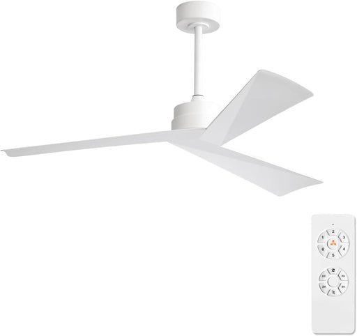 52 in. Modern Ceiling Fan NO Light, Reversible Ceiling Fan with Remote Control for Kitchen Bedroom Living Room Dining Room-1-ErisView