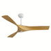 52 in. Modern Ceiling Fan with 3 Wood Blades-ErisView