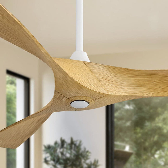 52 in. Modern Ceiling Fan with 3 Wood Blades-ErisView