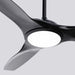 52 in. Modern Ceiling Fan with Bright Light and Remote, 3 Blade Reversible Quietest Fan For Sleeping for Living Room Bedroom-5-ErisView
